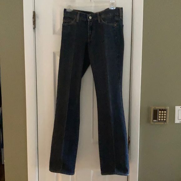 7 FOR ALL MANKIND FLARE LEG JEANS SIZE 27 - Picture 1 of 10